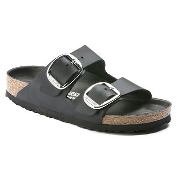 Arizona Birkenstock Big Prackou Oiled Kozene Damske Čierne | SK 73KOR